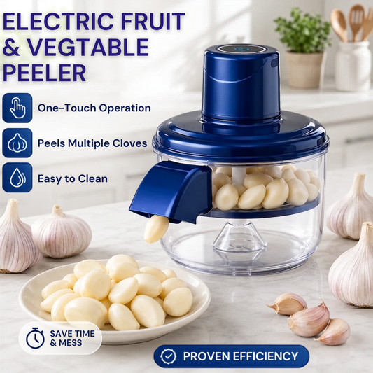 Automatic Electric Fruit & Vegetable Peeler – QuickPeel Kitchen Peeling Machine